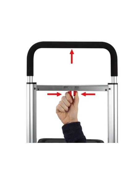 ALU-PLATTFORMWAGEN - KLAPPBAR - TRAGKRAFT 150 kg