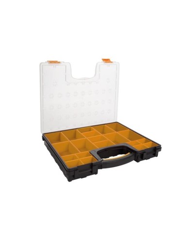 Plastic Storage Box With Removable Bins - 420 x 335 x 65 mm