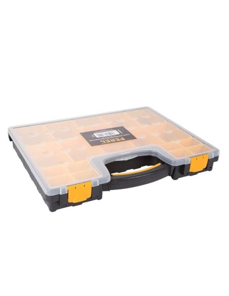 Plastic Storage Box With Removable Bins - 420 x 335 x 65 mm