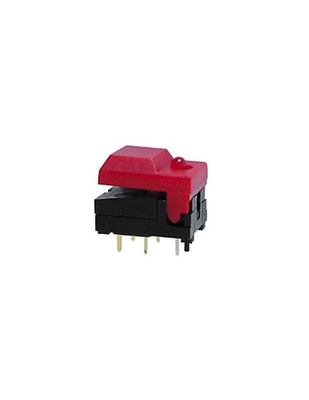 DIP-DRUCKTASTER DIGITAST - ROTE KAPPE - ROTE LED