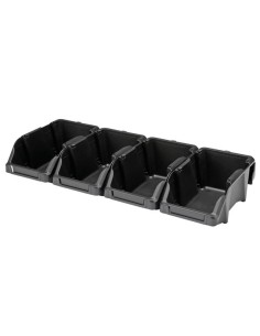 Jeu de Bacs à Bec - 8 pcs - 103 x 165 x 75 mm - Noir 2