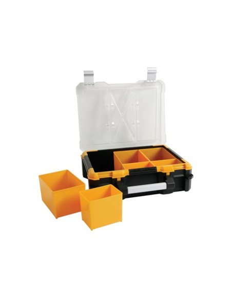 Plastic Opbergkoffer met Verwijderbare Bakjes - 380 x 340 x 110 mm