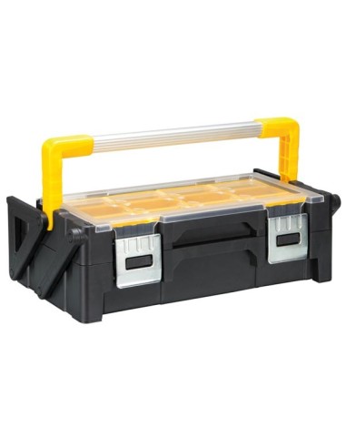 Plastic Toolbox with Removable Bins