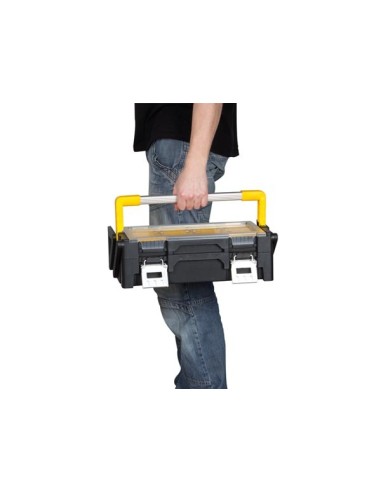 Boîte à Outils en Plastique avec Bacs Amovibles