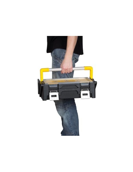 Boîte à Outils en Plastique avec Bacs Amovibles