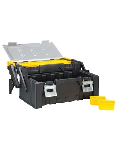 Plastic Toolbox with Removable Bins