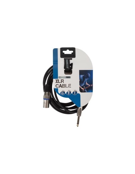 CÂBLE XLR - XLR MÂLE vers JACK 6.35 mm - MONO - 6 m