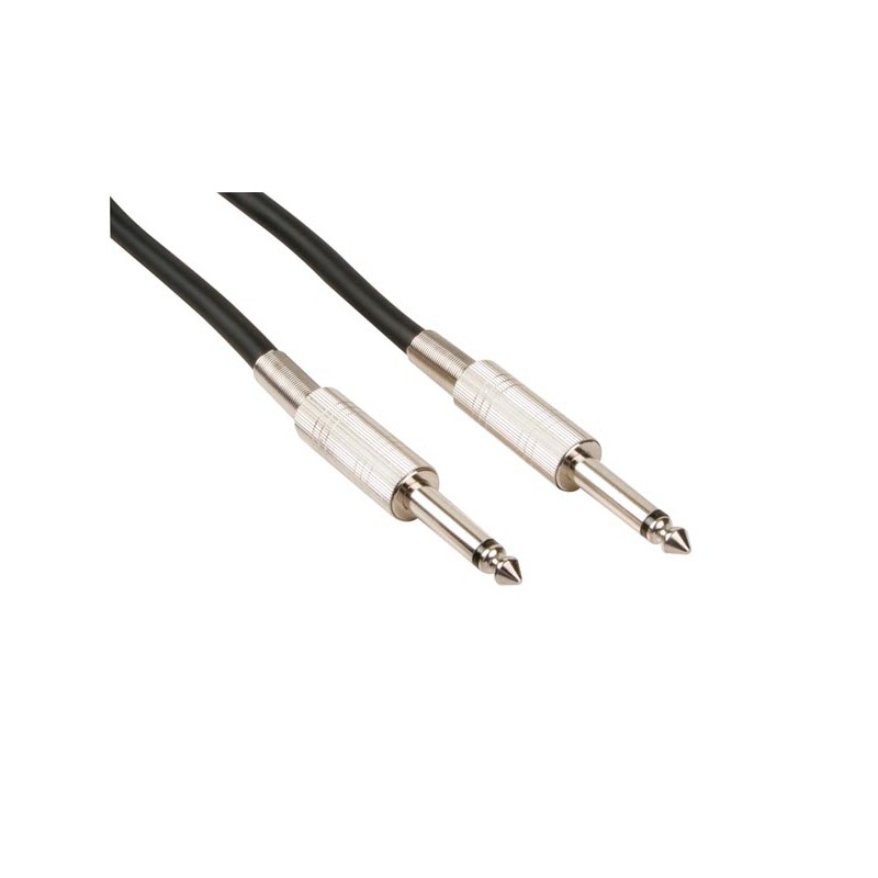 SPEAKER CABLE - JACK 6.35 mm to JACK 6.35 mm - MONO - 3 m - BLUE