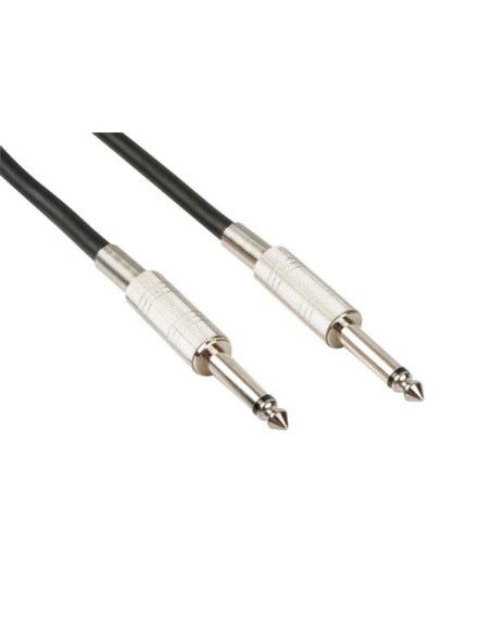 PROFESSIONELLES LAUTSPRECHERKABEL 6.35mm MONO-KLINKENSTECKER AUF 6.35mm MONO-KLINKENSTECKER - BLAU (5m)