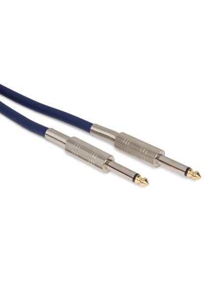 SPEAKER CABLE - JACK 6.35 mm to JACK 6.35 mm - MONO - 10 m - BLUE