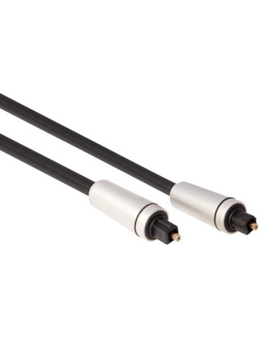 OPTISCHE KABEL - TOSLINK-PLUG NAAR TOSLINK-PLUG / PROFESSIONEEL / 5.0 m / M-M / VERGULD