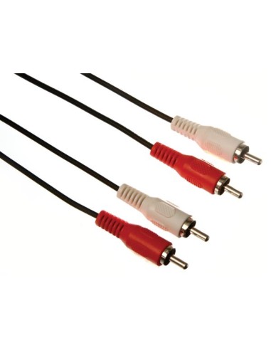 2 x RCA AUDIOPLUG NAAR 2 x RCA AUDIOPLUG / BASIS / 1.50 m / VERGULD