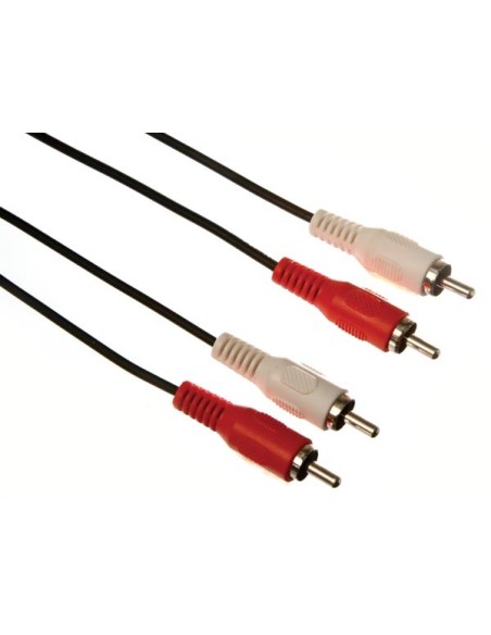 2 x RCA AUDIOPLUG NAAR 2 x RCA AUDIOPLUG / BASIS / 1.50 m / VERGULD