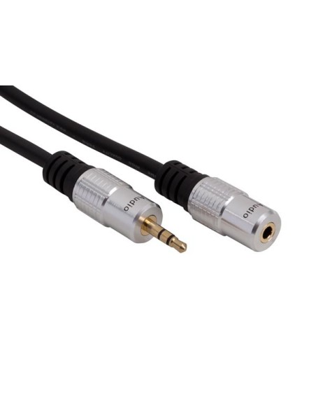 JACK STÉRÉO 3.5 mm VERS JACK STÉRÉO 3.5 mm / STANDARD / 5.0 m / M-F / DORÉ