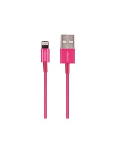CÂBLE LIGHTNING (8 BROCHES, MÂLE) VERS USBA A - MAGENTA -...