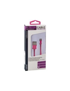 CÂBLE LIGHTNING (8 BROCHES, MÂLE) VERS USBA A - MAGENTA -... 2