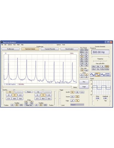 2-KANAL-USB-PC-OSZILLOSKOP + GENERATOR