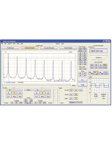 2-KANAL-USB-PC-OSZILLOSKOP + GENERATOR