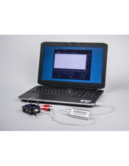 MINI 2-KANAALS PC-OSCILLOSCOOP MET USB-AANSLUITING