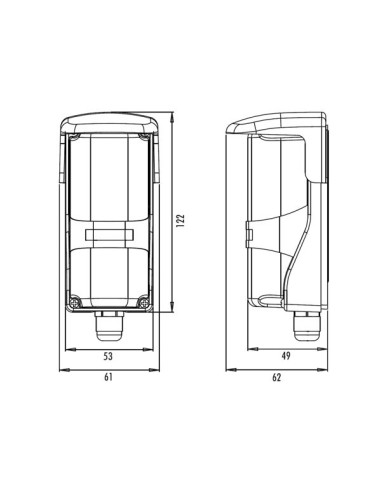 CAPTEUR PHOTOÉLECTRIQUE POLARISÉ AVEC RÉFLECTEUR