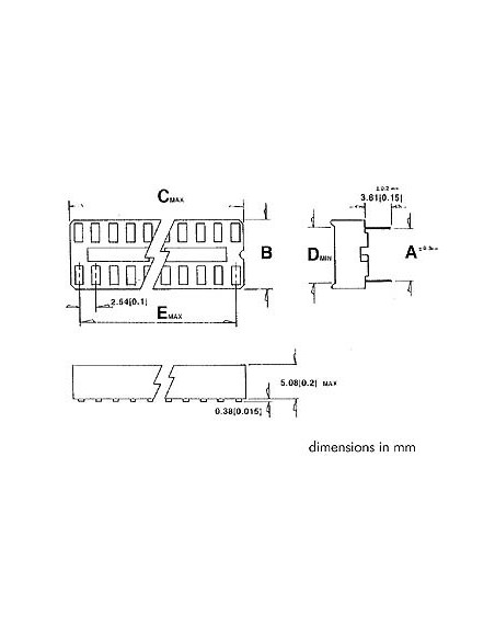 IC-FASSUNG, 8-POLIG, DIL, 300 MIL