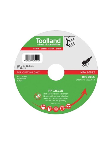 CUTTING DISC - 115 mm - STONE