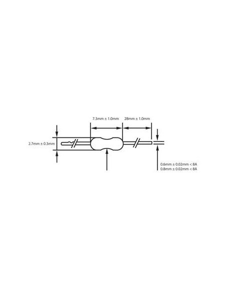 PICO FUSIBLE RAPIDE 1.5A