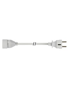 EXTENSION CABLE - 5 m - WHITE - GERMAN SOCKET 2