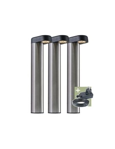 Ludeco - Arvid - stand light - set (3 pcs) - 12 V - 150...