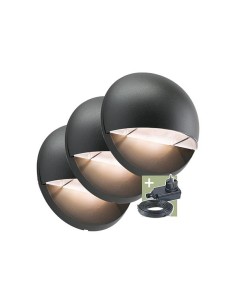 Ludeco - Vidar - Wandleuchte - 3er-Set - 12 V - 90 lm - 1...