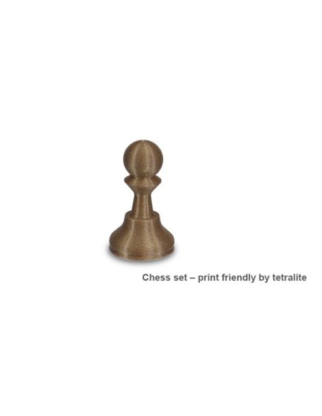 1.75 mm (1/16") PLA FILAMENT - METALLIC GOLD - GLITTER - 750 g