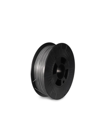 1.75 mm (1/16") PLA FILAMENT - METALLIC SILVER - GLITTER - 750 g