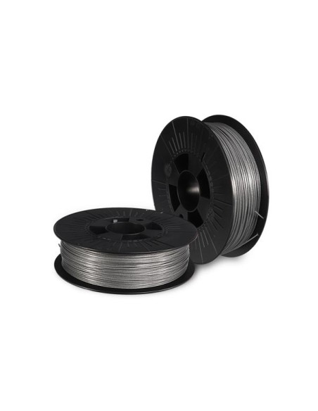 FILAMENT PLA 1.75 mm - ARGENT MÉTALLIQUE - BRILLANT - 750 g