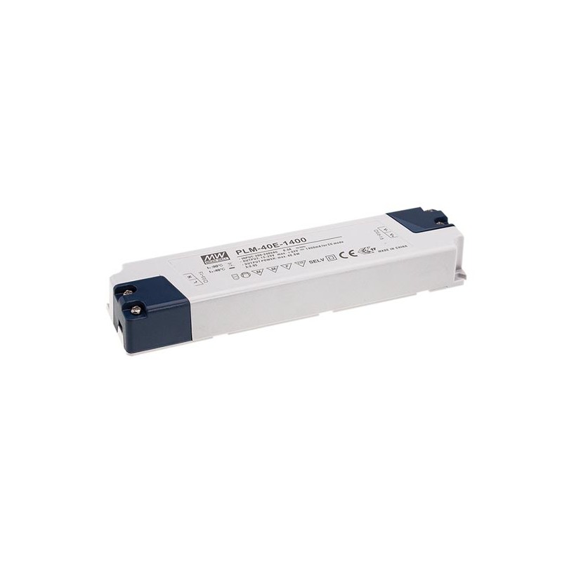 CONSTANT CURRENT LED DRIVER - DIMMABLE -  SINGLE OUTPUT - 1400 mA - 40 W