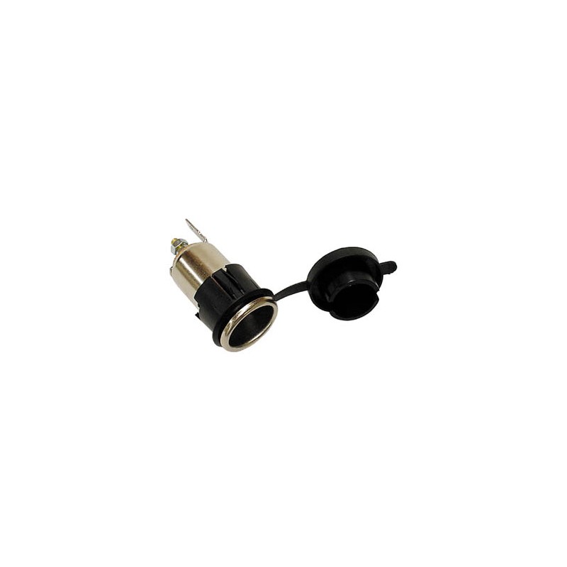 CIGARETTE CAR PLUG - FEMALE - FOR CHASSIS MOUNTING