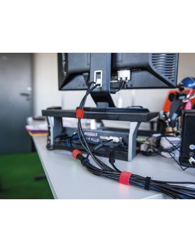 Krastape - rol 2m x 2cm - rode kleur