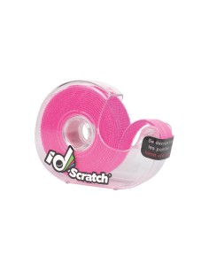Klettband - Rolle 2m x 2cm - fluo rosa Farbe 2