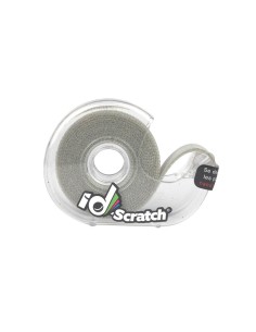 Klettband - Rolle 2m x 2cm - Farbe grau 2