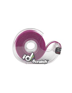Klettband - Rolle 2m x 2cm - violett-rote Farbe