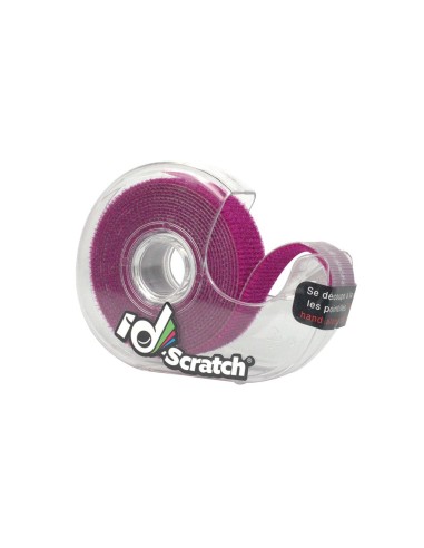 Klittenband - rol 2m x 2cm - violet rode kleur