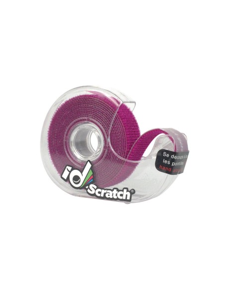 Klittenband - rol 2m x 2cm - violet rode kleur