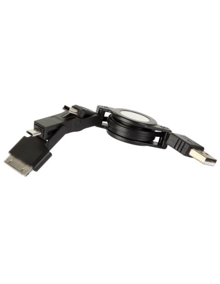 USB NAAR MINI USB + MICRO USB + IPAD/IPOD - ZELFOPROLLEND