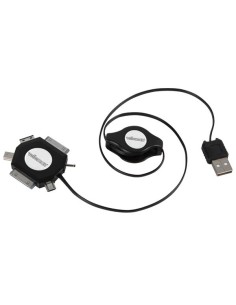 6-IN-1 ZELFOPROLLENDE USB 2.0-LAADKABEL -... 2