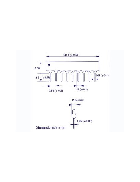 RESEAU SIL 0.125W 22K