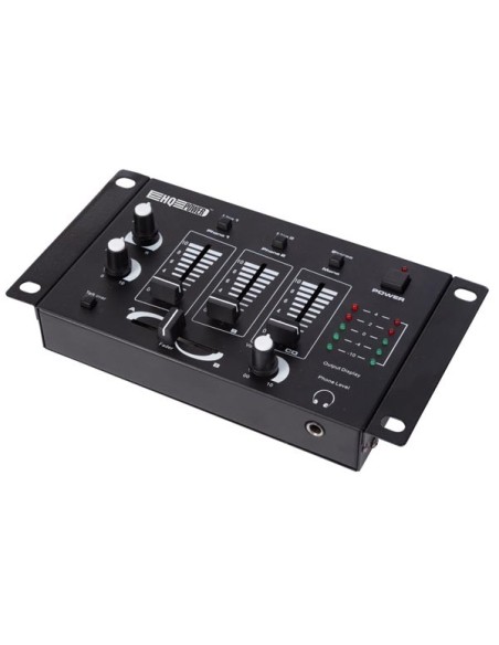 STEREO MIXER WITH 3 CHANNELS & 2 MICROPHONE CHANNELS