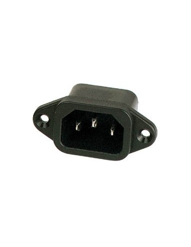 MALE POWER SOCKET, CHASSIS TYPE