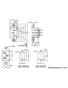 EMBASE MALE POUR CHASSIS 2
