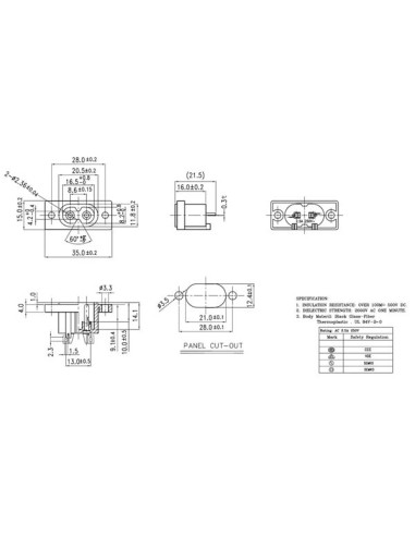 KALTGERÄTE-STECKVERBINDER - STECKER