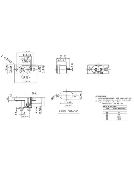 KALTGERÄTE-STECKVERBINDER - STECKER