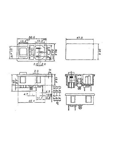 EMBASE MALE CLIPSABLE POUR CHASSIS - AVEC...